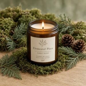 Forest Floor handmade soy candle