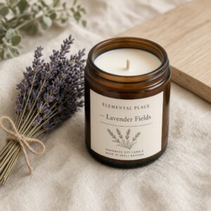 Lavender Fields handmade soy candle